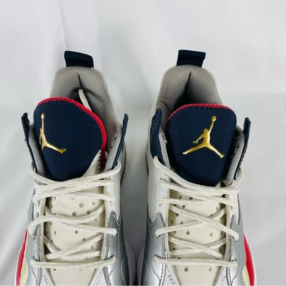 Men's Nike Air Jordan Zoom 92 USA Olympics Basketball Shoes CK9183-101 Size: 8 - Picture 10 of 14